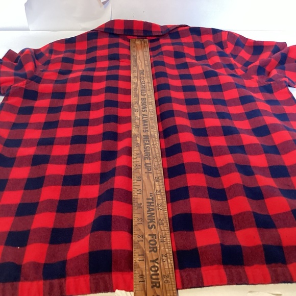 L.L. Bean Women’s Black & Red Flannel Shirt size large - Picture 10 of 12